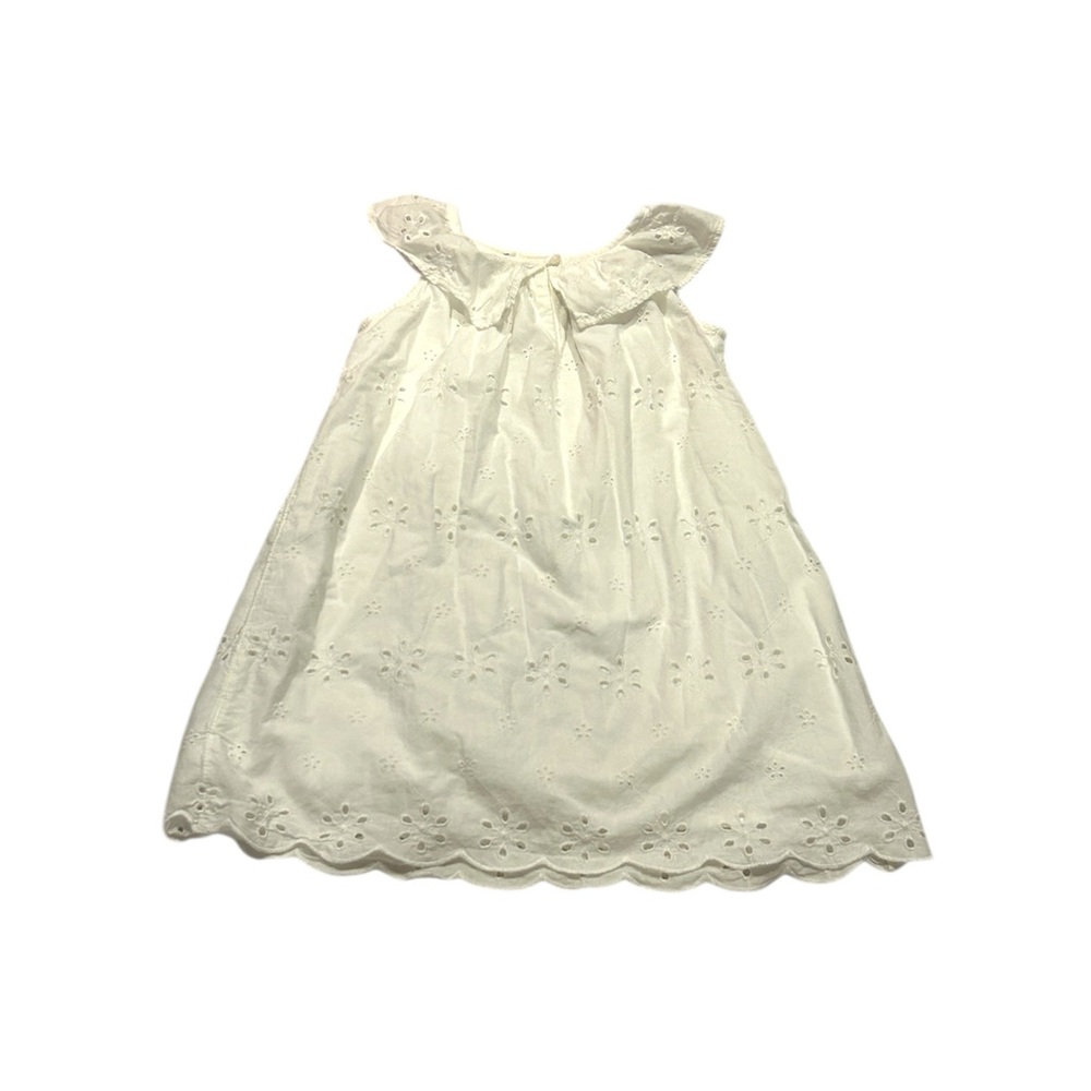GAP Cream Eyelet Cotton Sundress